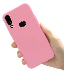 Silicone Case for Samsung Galaxy A10s - Pink
