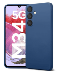 Silicone Case for Samsung Galaxy M34 5G - Blue