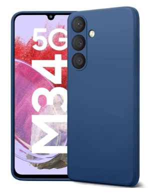 Silicone Case for Samsung Galaxy M34 5G - Blue