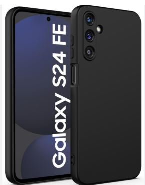 Silicone Case for Samsung Galaxy S24 FE - Black