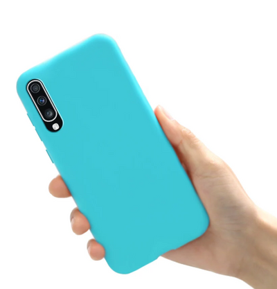Silicone Case for Samsung Galaxy A30s - Blue