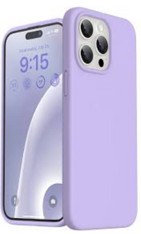 Silicone Case for iPhone 16 Pro Max - Purple