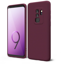 Silicone Case for Samsung Galaxy S9 - Maroon