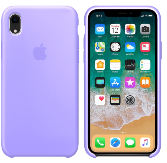 Silicone Case for iPhone XR - Purple