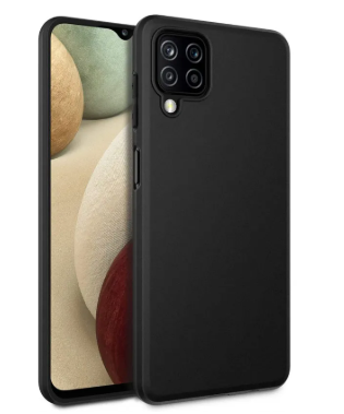 Silicone Case for Samsung Galaxy A12 - Black