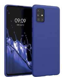 Silicone Case for Samsung Galaxy A51 - Blue