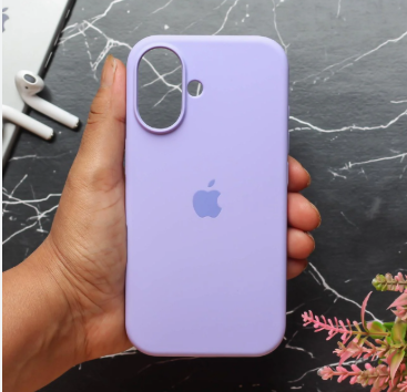 Silicone Case for iPhone 16 - Purple