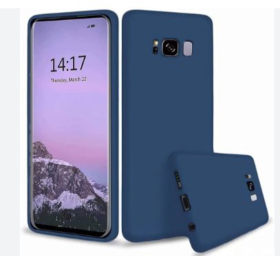 Silicone Case for Samsung Galaxy S8 Plus - Blue