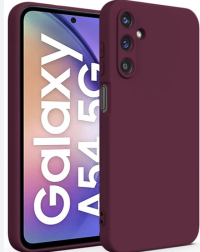 Silicone Case for Samsung Galaxy A54 5G - Burgundy
