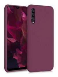 Silicone Case for Samsung Galaxy A50 - Burgundy