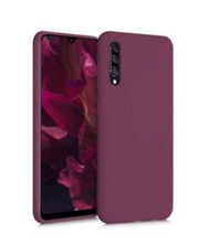 Silicone Case for Samsung Galaxy A30s - Burgundy