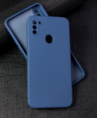 Silicone Case for Samsung Galaxy M11 - Blue