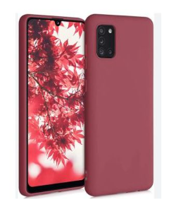 Silicone Case for Samsung Galaxy A51 - Burgundy