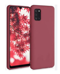 Silicone Case for Samsung Galaxy A51 - Burgundy