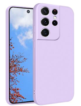 Silicone Case for Samsung Galaxy S21 Ultra - Purple
