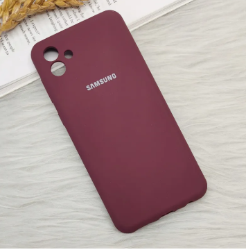 Silicone Case for Samsung Galaxy A05 - Burgundy