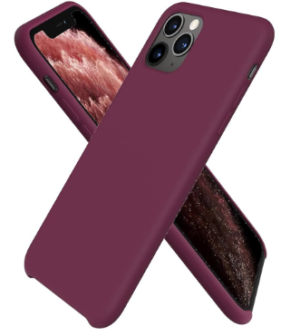 Silicone Case for iPhone 11 Pro - Maroon