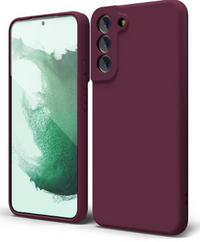 Silicone Case for Samsung Galaxy S22 - Burgundy