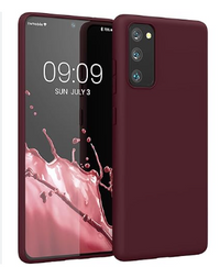 Silicone Case for Samsung Galaxy S20 FE - Burgundy