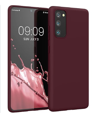 Silicone Case for Samsung Galaxy S20 FE - Burgundy