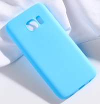 Silicone Case for Samsung Galaxy S7 Edge - Blue