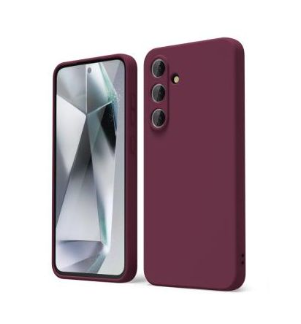 Silicone Case for Samsung Galaxy S24 FE - Burgundy