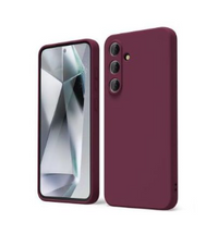 Silicone Case for Samsung Galaxy S24 FE - Burgundy