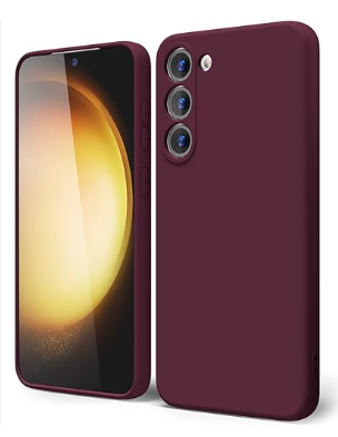 Silicone Case for Samsung Galaxy S23 - Burgundy
