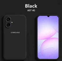 Silicone Case for Samsung Galaxy A07 - Black