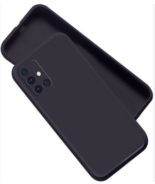 Silicone Case for Samsung Galaxy A71 - Black