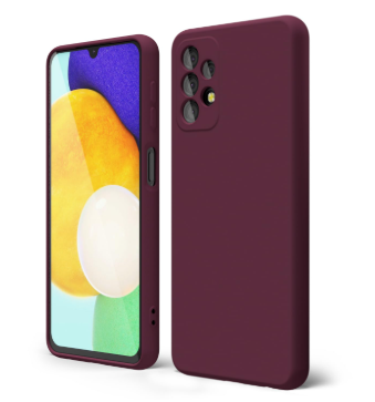 Silicone Case for Samsung Galaxy A32 - Maroon