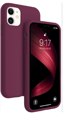 Silicone Case for iPhone 11 - Maroon