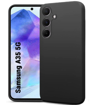 Silicone Case for Samsung Galaxy A35 5G - Black
