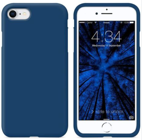 Silicone Case for iPhone 8 - Blue