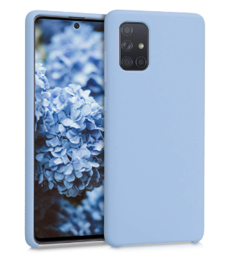 Silicone Case for Samsung Galaxy A71 - Blue