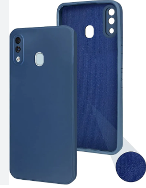 Silicone Case for Samsung Galaxy A20 - Blue