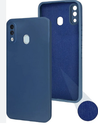 Silicone Case for Samsung Galaxy A20 - Blue
