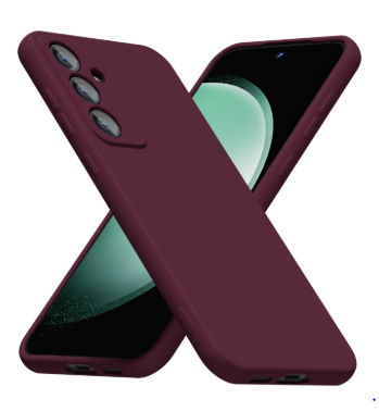 Silicone Case for Samsung Galaxy S23 FE - Burgundy