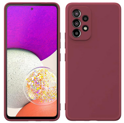 Silicone Case for Samsung Galaxy A53 5G - Burgundy
