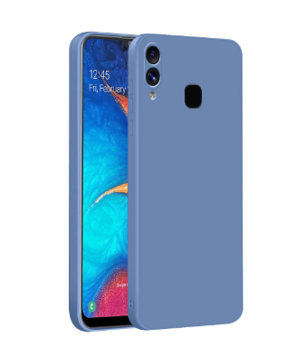 Silicone Case for Samsung Galaxy A20s - Blue