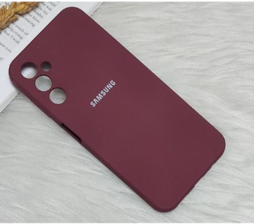 Silicone Case for Samsung Galaxy A14 - Burgundy