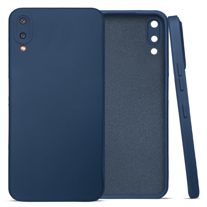 Silicone Case for Samsung Galaxy A02 - Blue