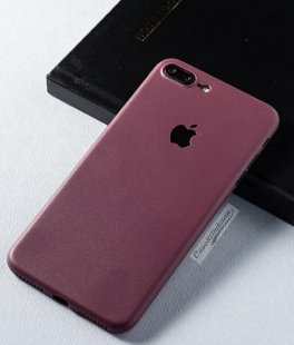 Silicone Case for iPhone 7 Plus - Burgundy