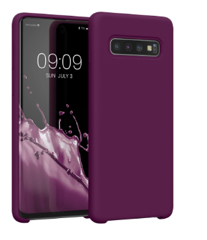 Silicone Case for Samsung Galaxy S10 Plus - Burgundy