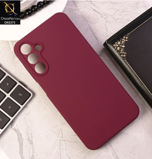Silicone Case for Samsung Galaxy A14 5G - Burgundy