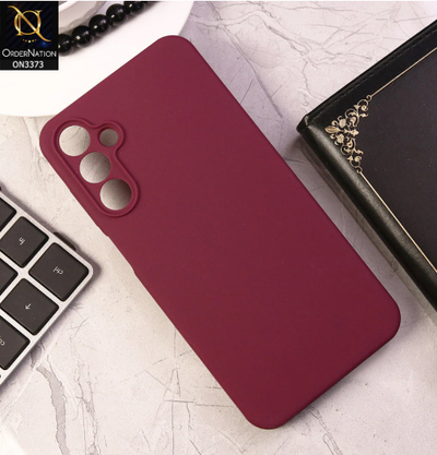 Silicone Case for Samsung Galaxy A14 5G - Burgundy