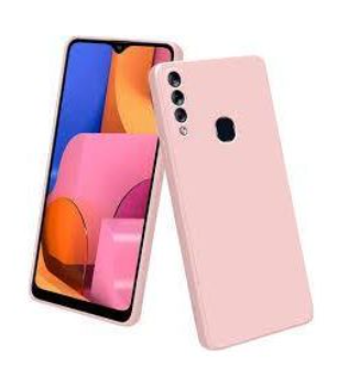 Silicone Case for Samsung Galaxy A20s - Pink