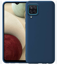 Silicone Case for Samsung Galaxy A12 - Blue
