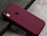 Silicone Case for iPhone XR - Burgundy