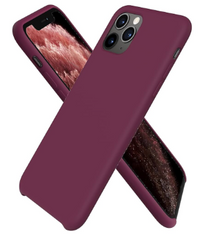 Silicone Case for iPhone 11 Pro Max - Burgundy